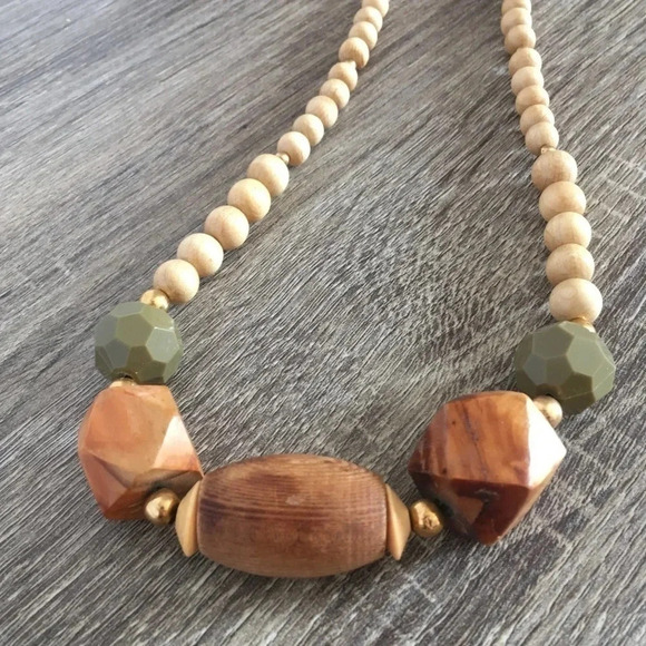 Vtg Beaded necklace - Picture 2 of 5